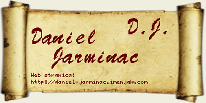 Daniel Jarminac vizit kartica